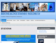 Tablet Screenshot of biomagnetismo.com.mx