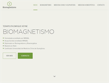 Tablet Screenshot of biomagnetismo.cl