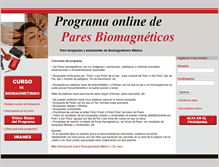 Tablet Screenshot of biomagnetismo.tv