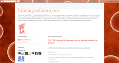Desktop Screenshot of blog.biomagnetismo.pro